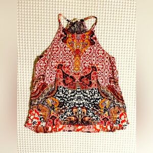 Sophie Rue Colorful Summer Tunic Tank Top Size Medium Women’s